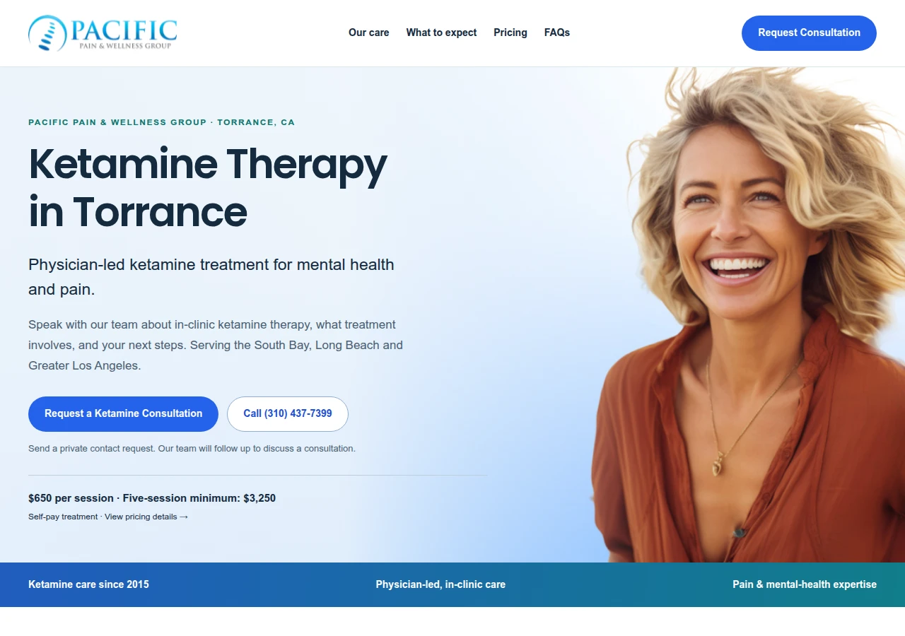 The public PPWG ketamine landing page